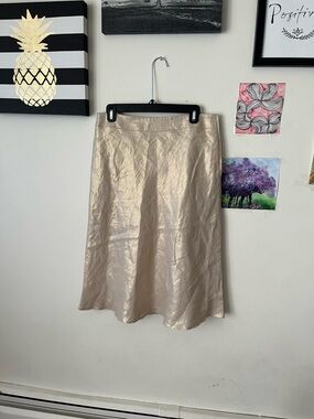 Steilmann Linen Midi Skirt- Large